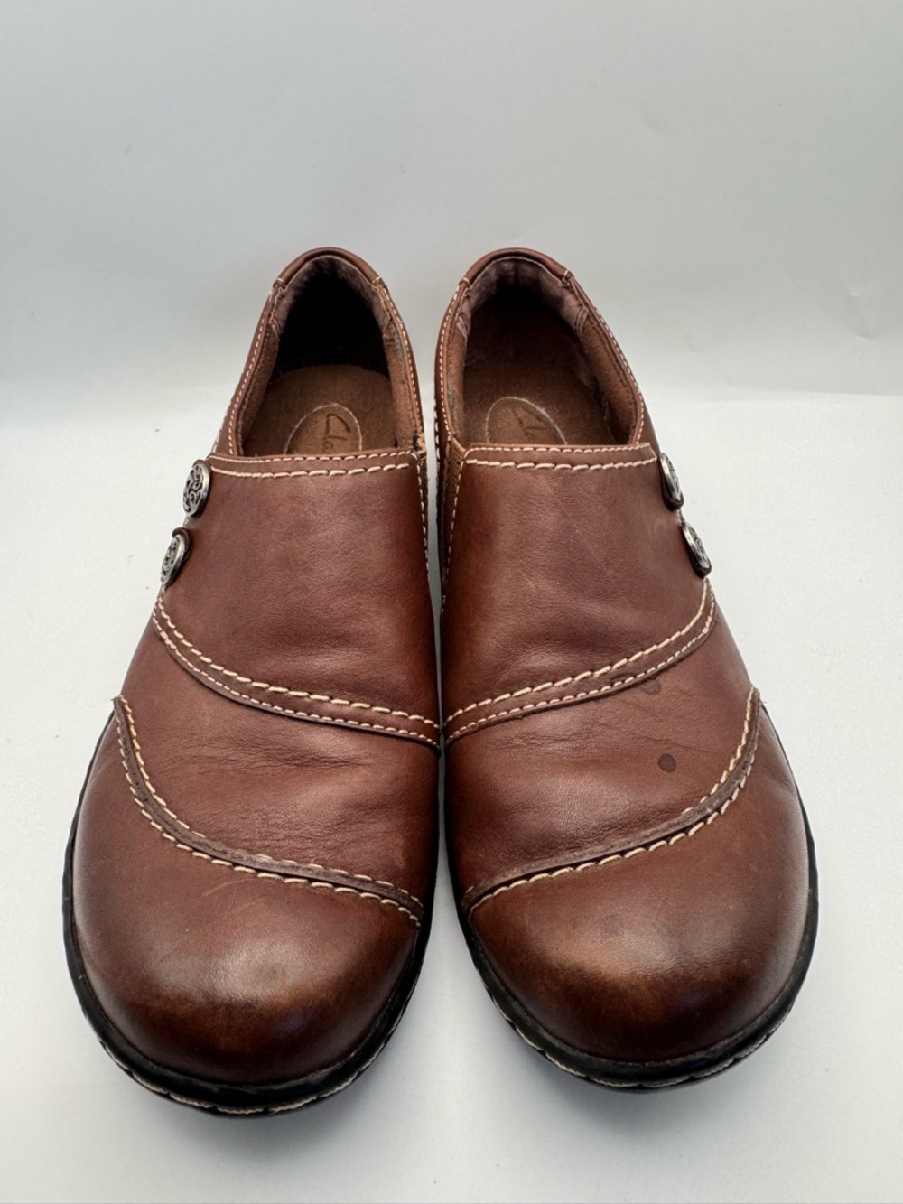 Men's Brown Leather Casual Slip-On Shoe